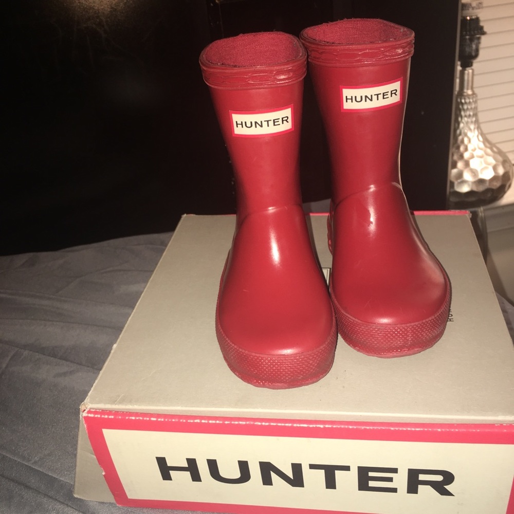 Infant Toddler Red Hunter Boots